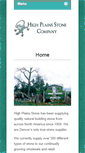 Mobile Screenshot of highplainsstone.com